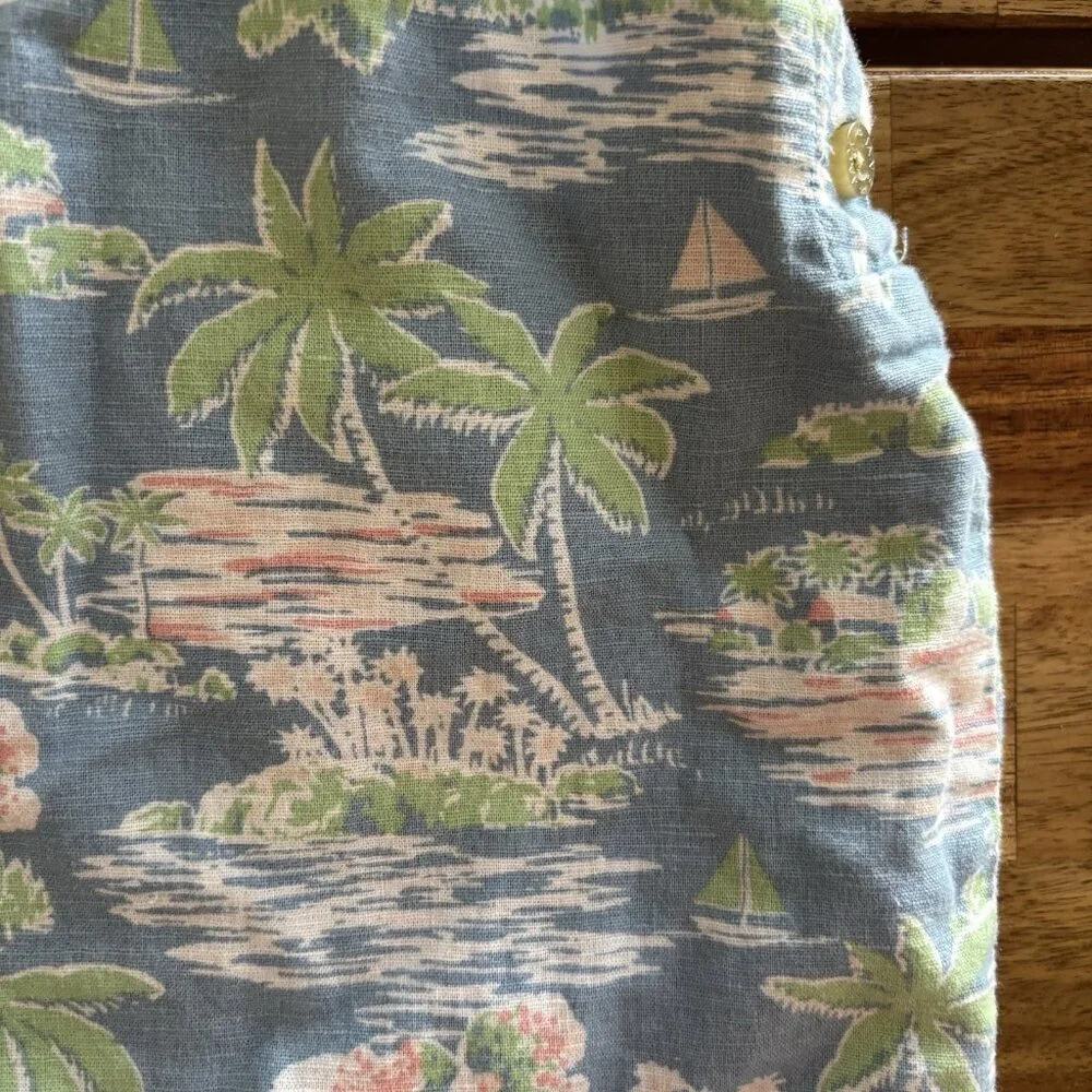 JANIE & JACK Tropical Print Shortall Baby Size 12-18‎ Month Resort Beach Island